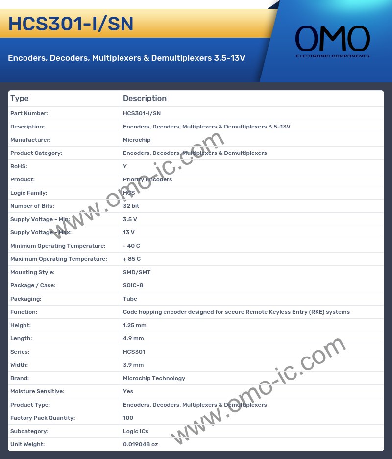 HCS301-I/SN