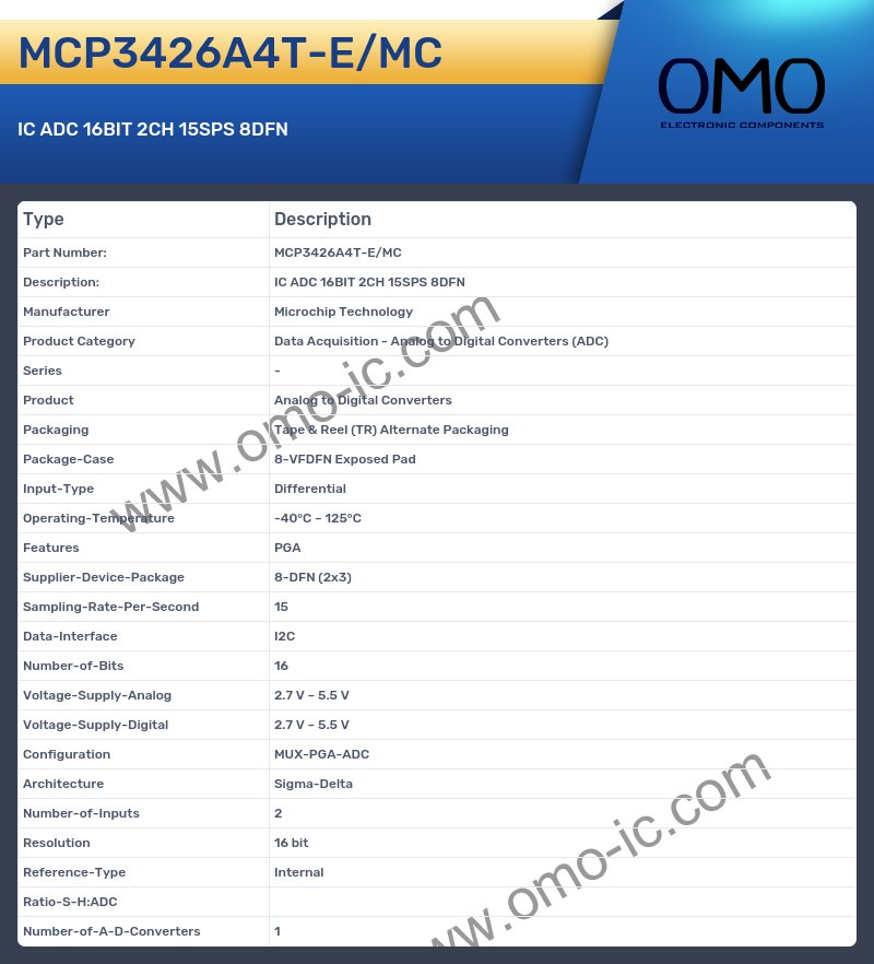 MCP3426A4T-E/MC