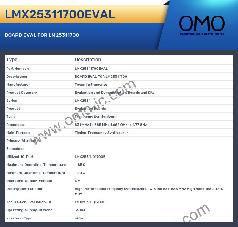 LMX25311700EVAL