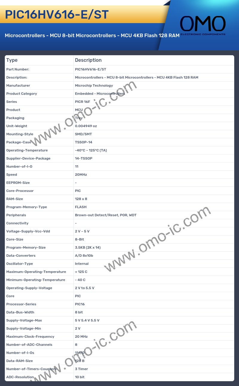 PIC16HV616-E/ST