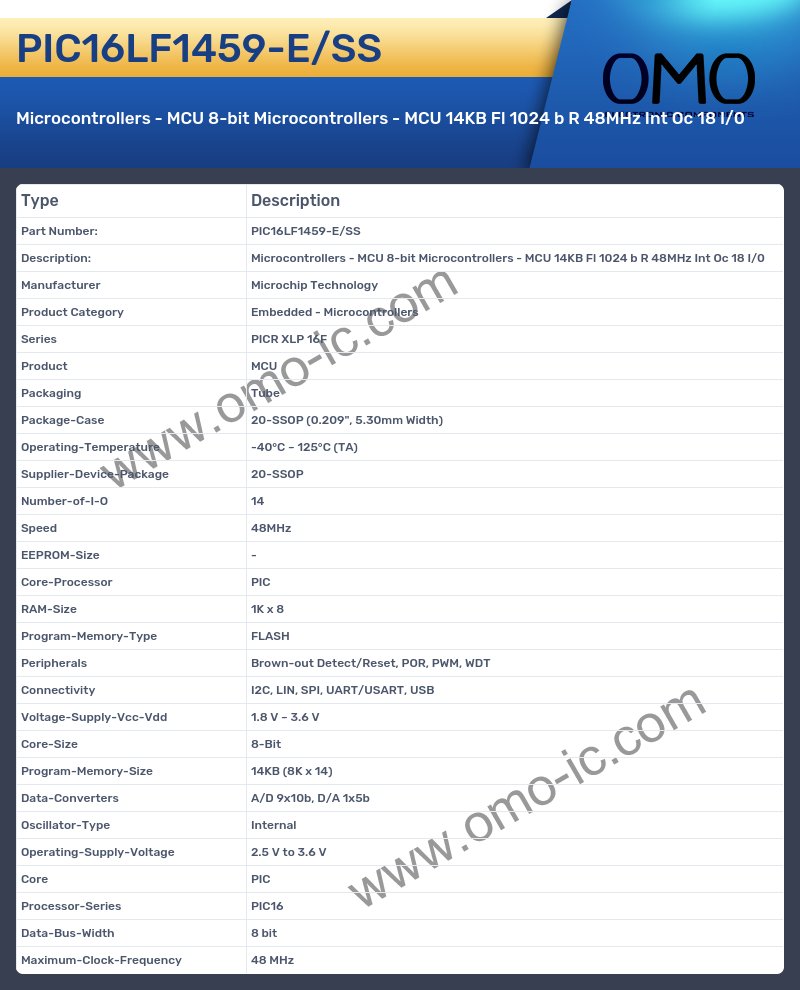 PIC16LF1459-E/SS