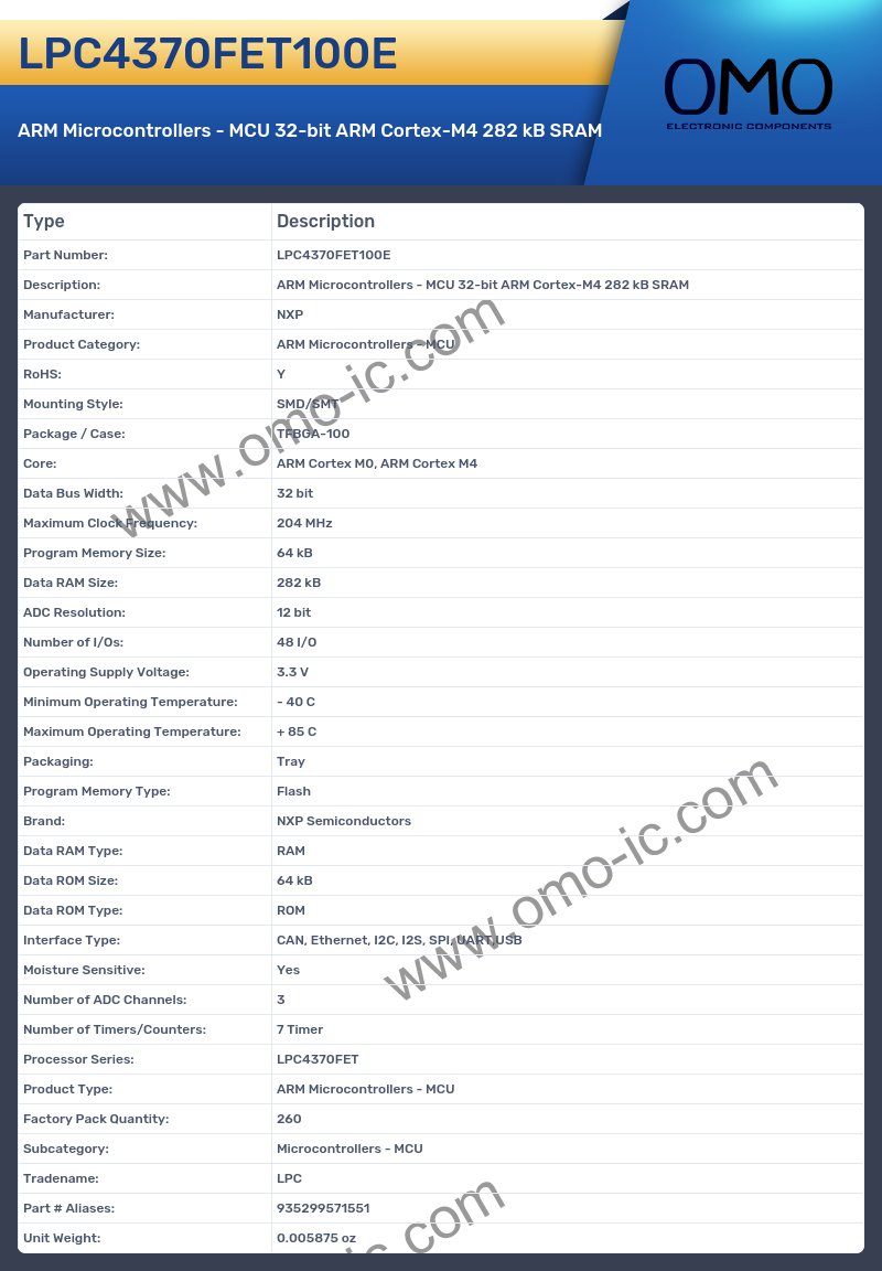 LPC4370FET100E
