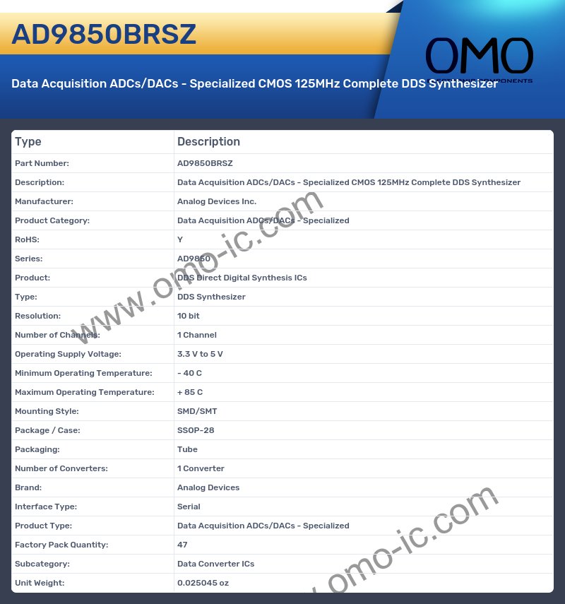 AD9850BRSZ