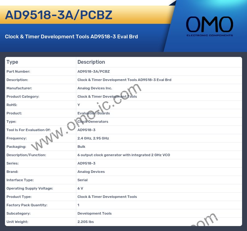 AD9518-3A/PCBZ