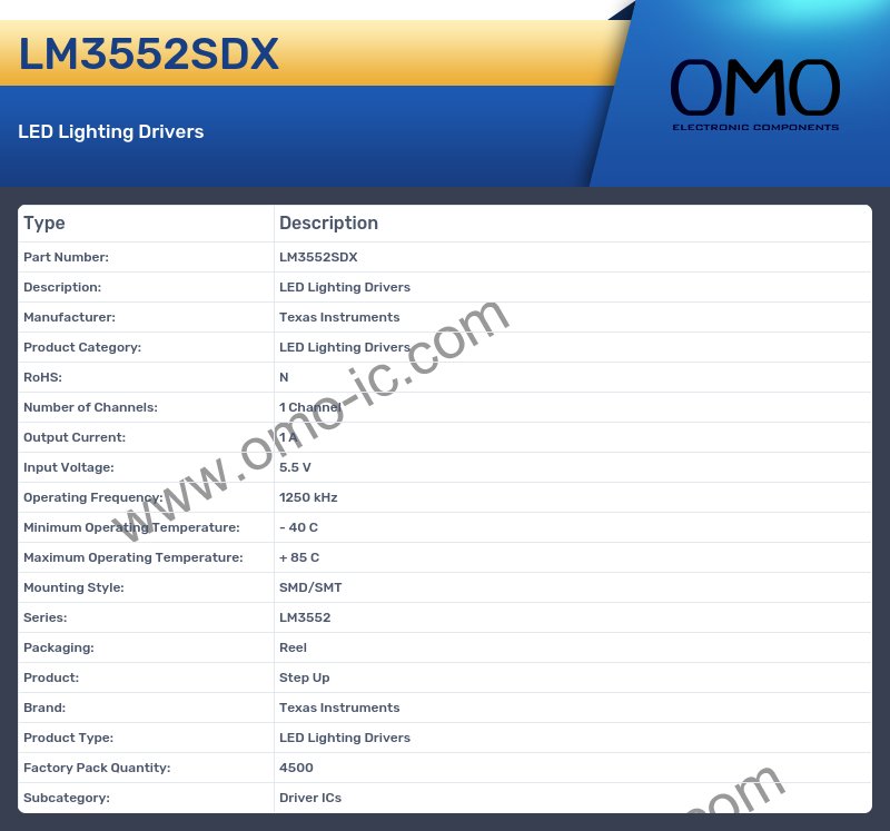 LM3552SDX