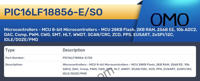 PIC16LF18856-E/SO