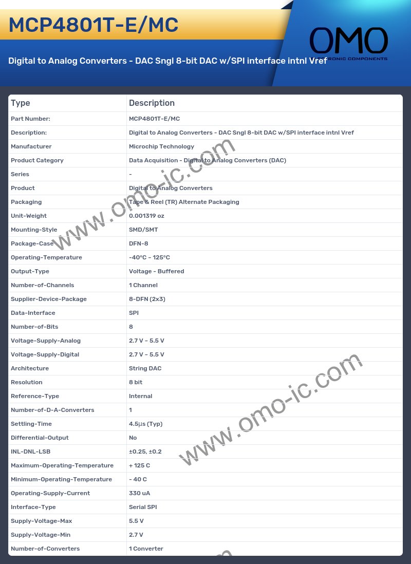 MCP4801T-E/MC