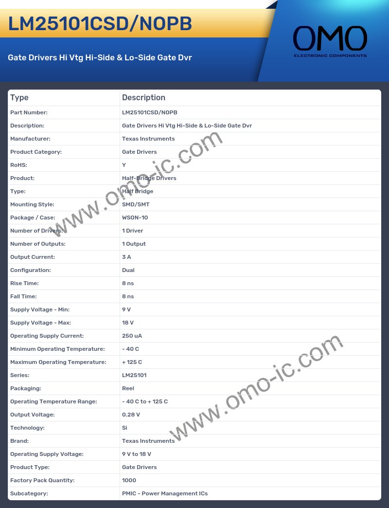 LM25101CSD/NOPB