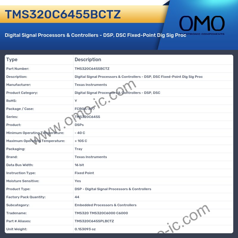 TMS320C6455BCTZ