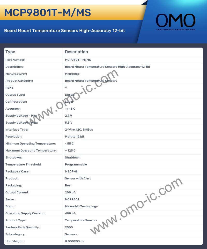 MCP9801T-M/MS