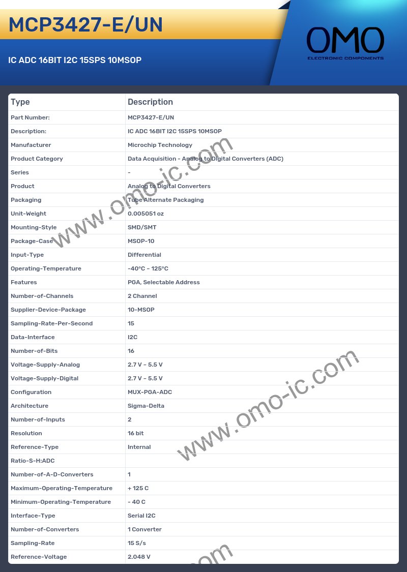 MCP3427-E/UN