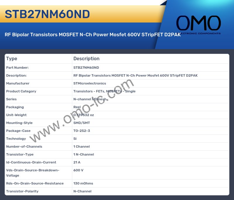 STB27NM60ND