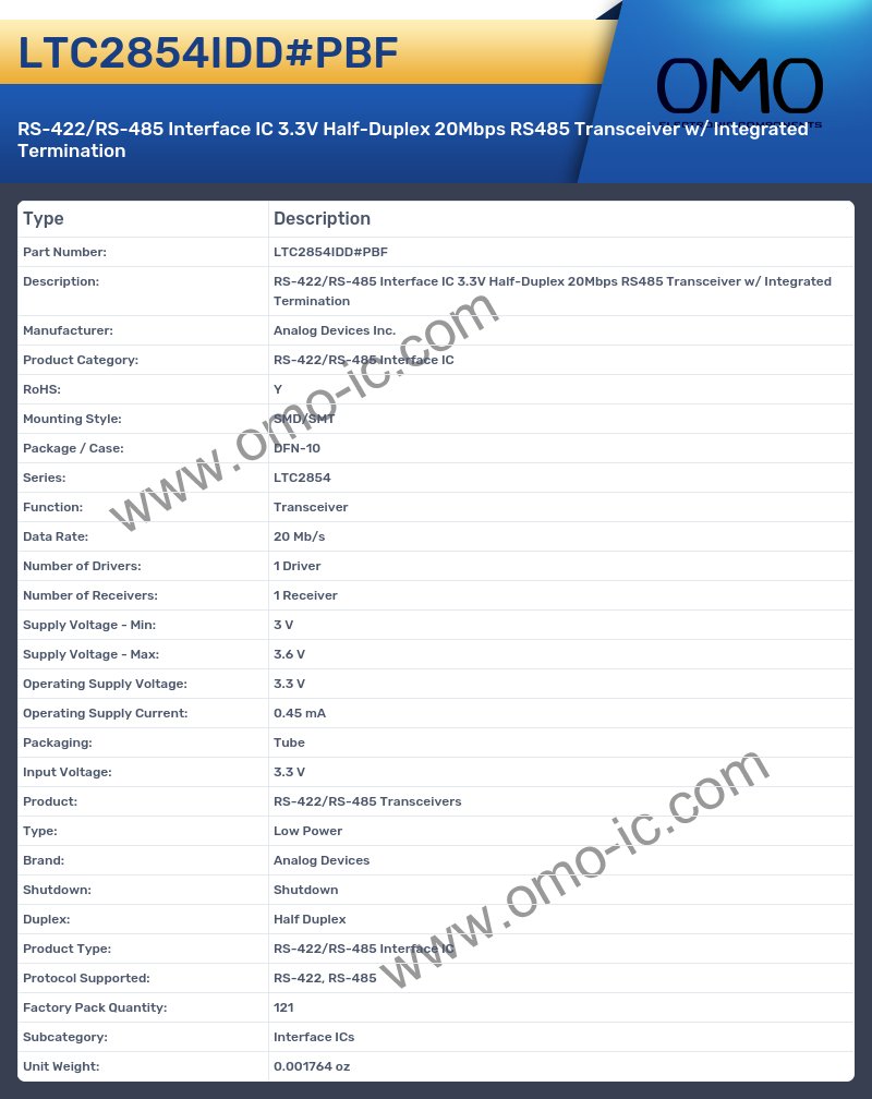 LTC2854IDD#PBF