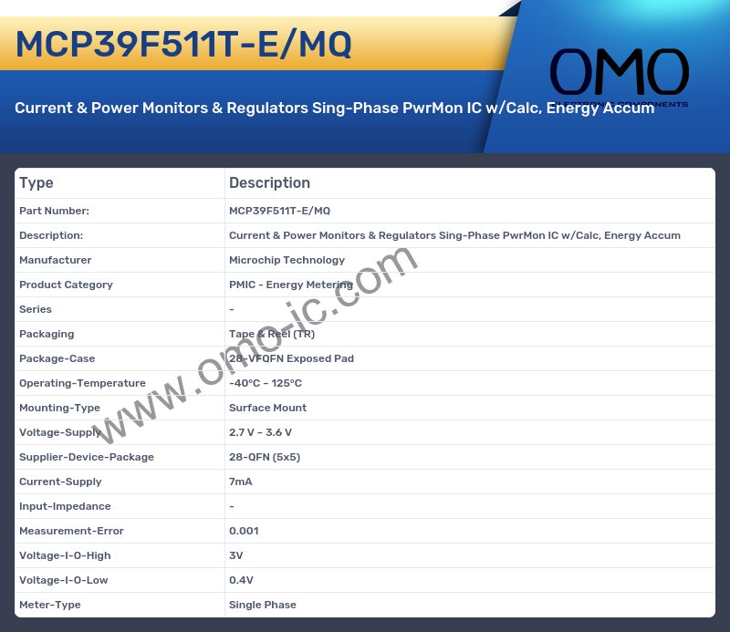 MCP39F511T-E/MQ