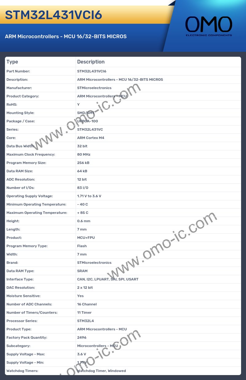 STM32L431VCI6
