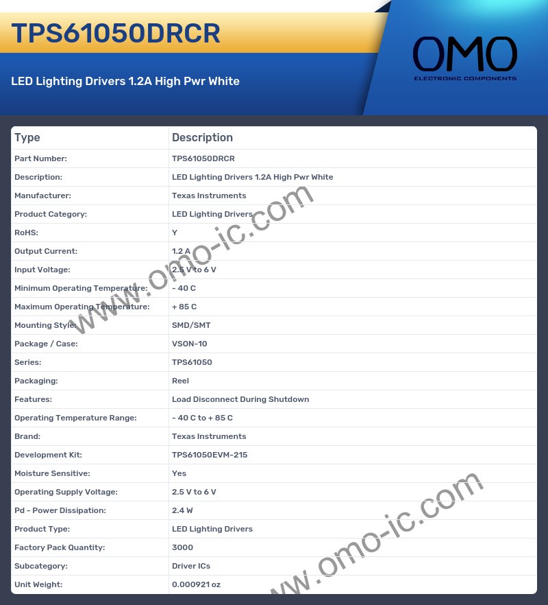 TPS61050DRCR