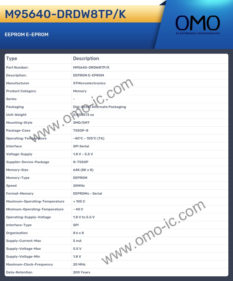 M95640-DRDW8TP/K