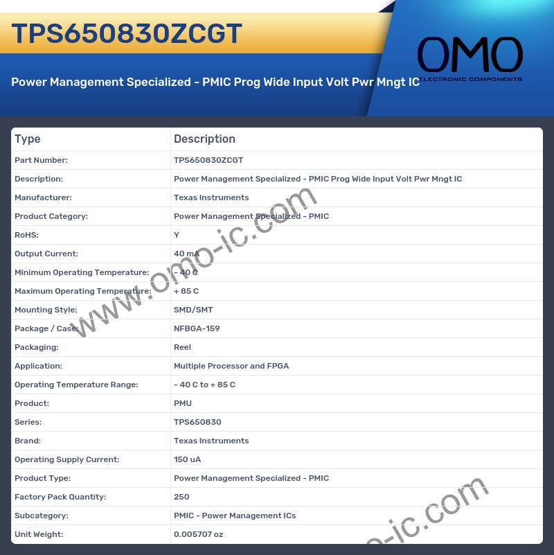 TPS650830ZCGT
