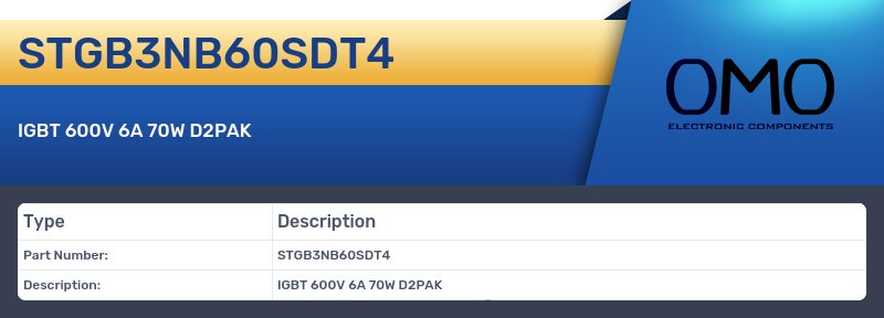 STGB3NB60SDT4
