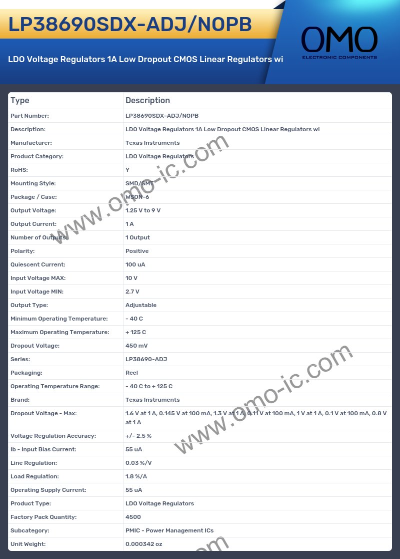 LP38690SDX-ADJ/NOPB
