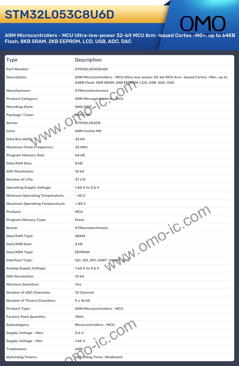 STM32L053C8U6D