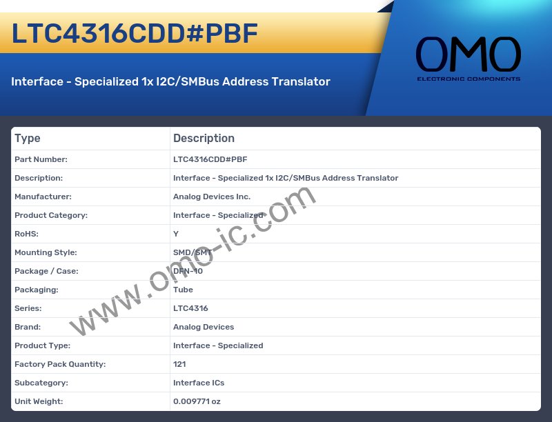 LTC4316CDD#PBF