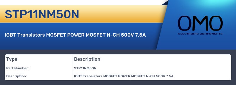 STP11NM50N