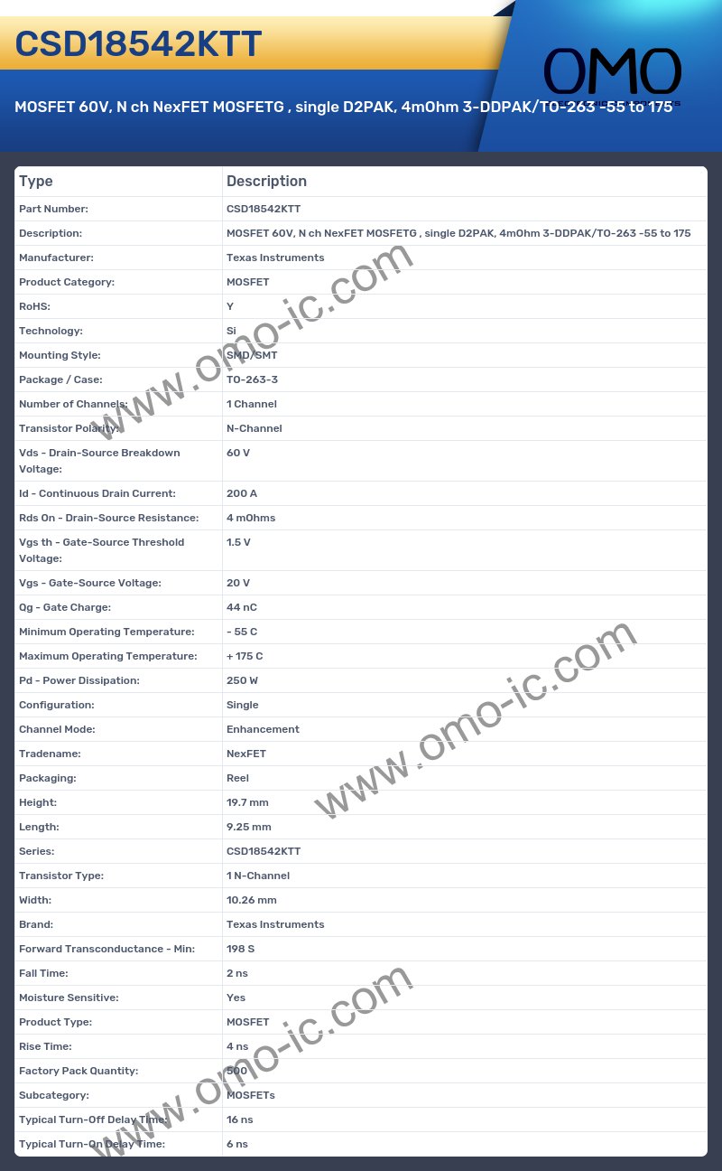 CSD18542KTT