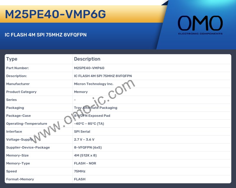 M25PE40-VMP6G