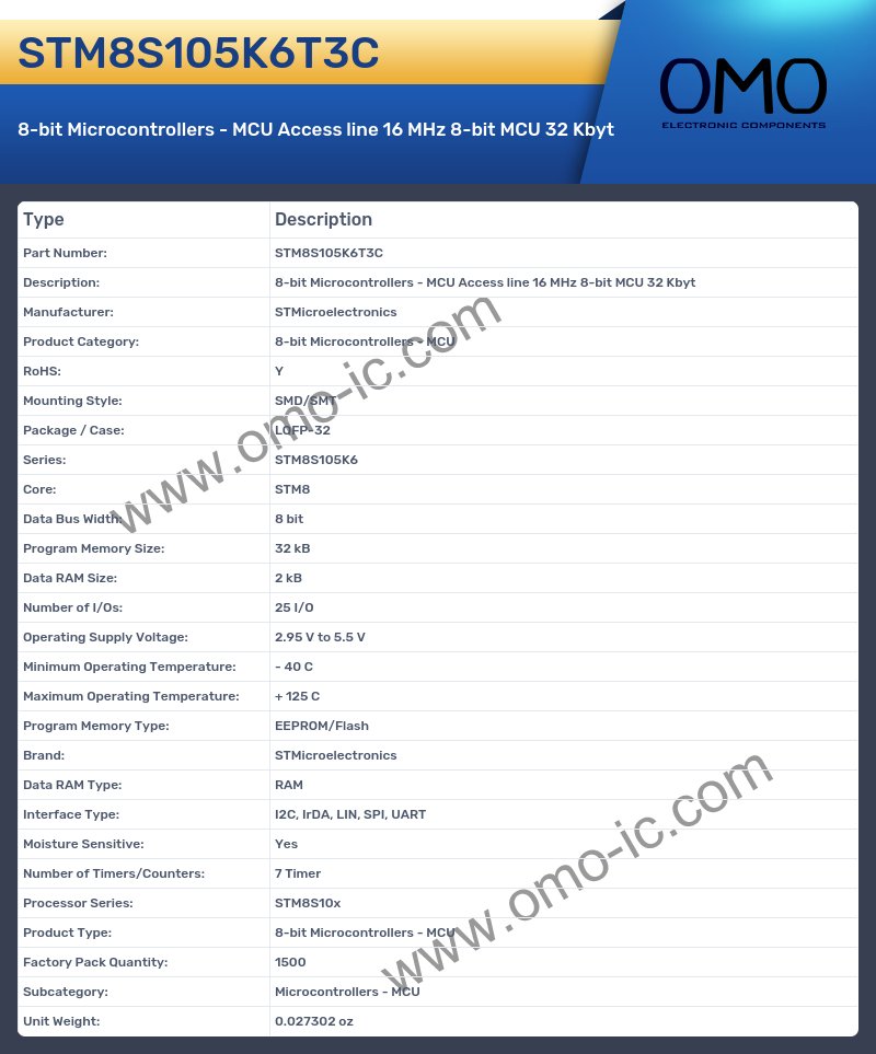 STM8S105K6T3C