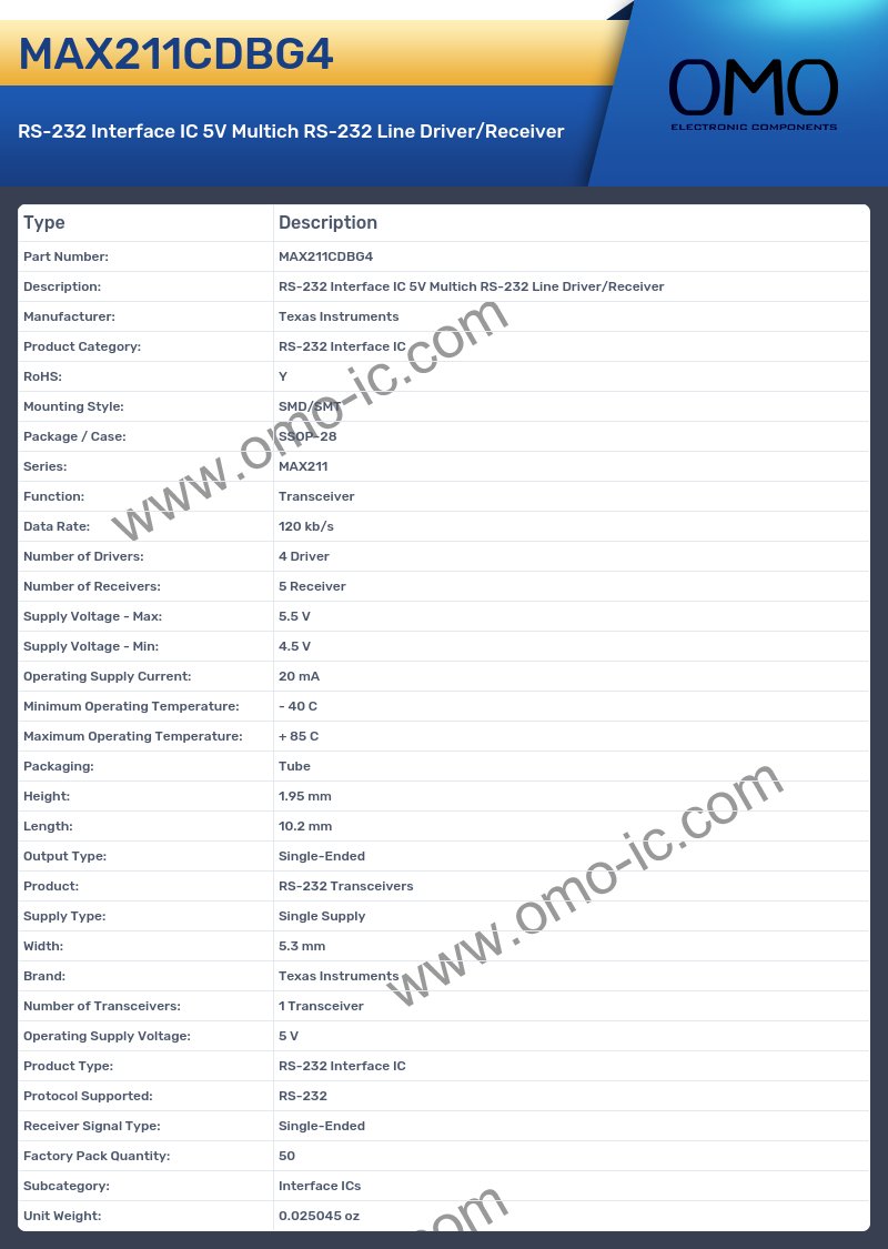 MAX211CDBG4