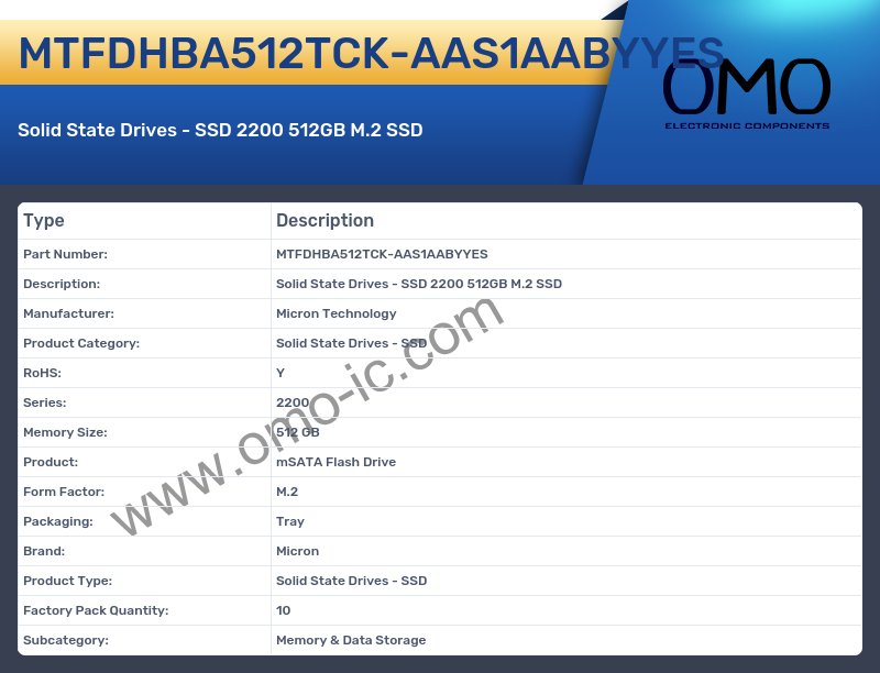 MTFDHBA512TCK-AAS1AABYYES