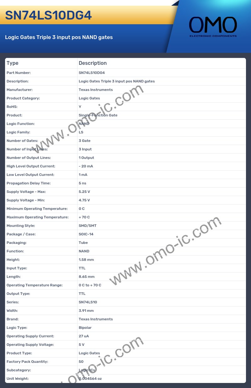 SN74LS10DG4