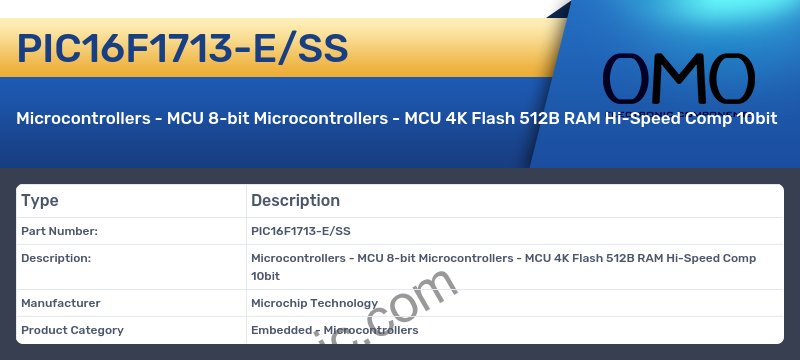 PIC16F1713-E/SS