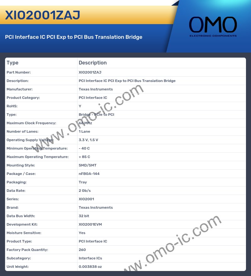 XIO2001ZAJ