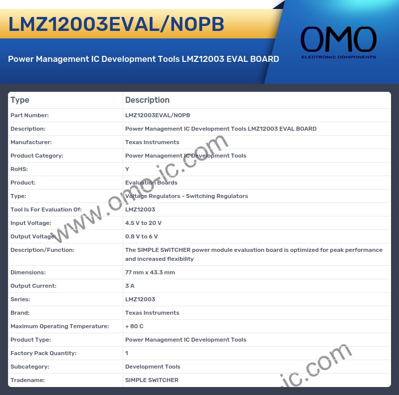 LMZ12003EVAL/NOPB