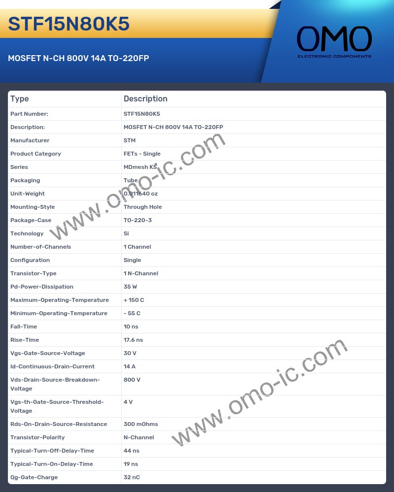 STF15N80K5