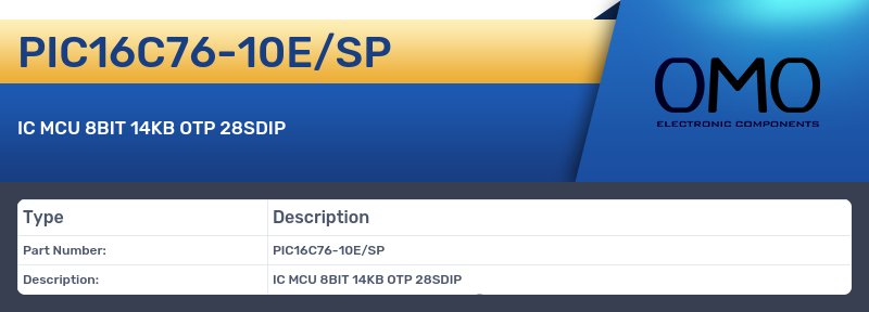 PIC16C76-10E/SP