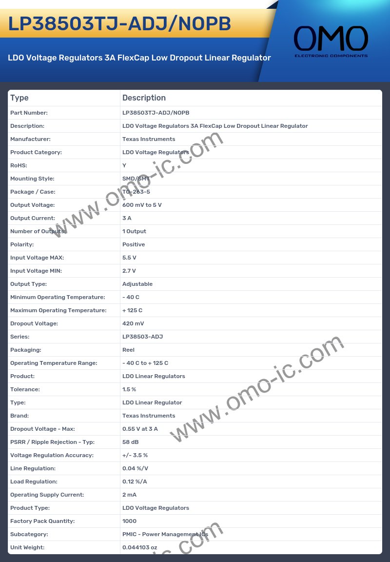 LP38503TJ-ADJ/NOPB