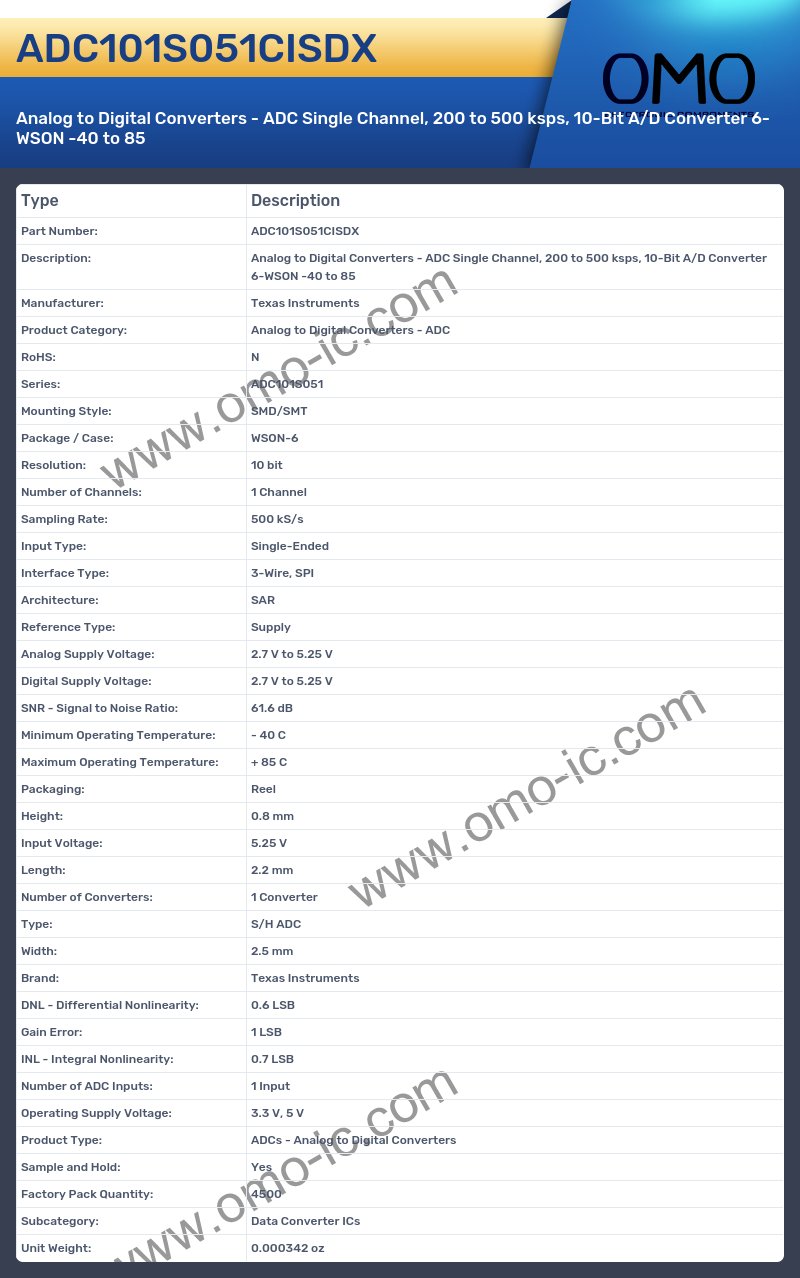 ADC101S051CISDX