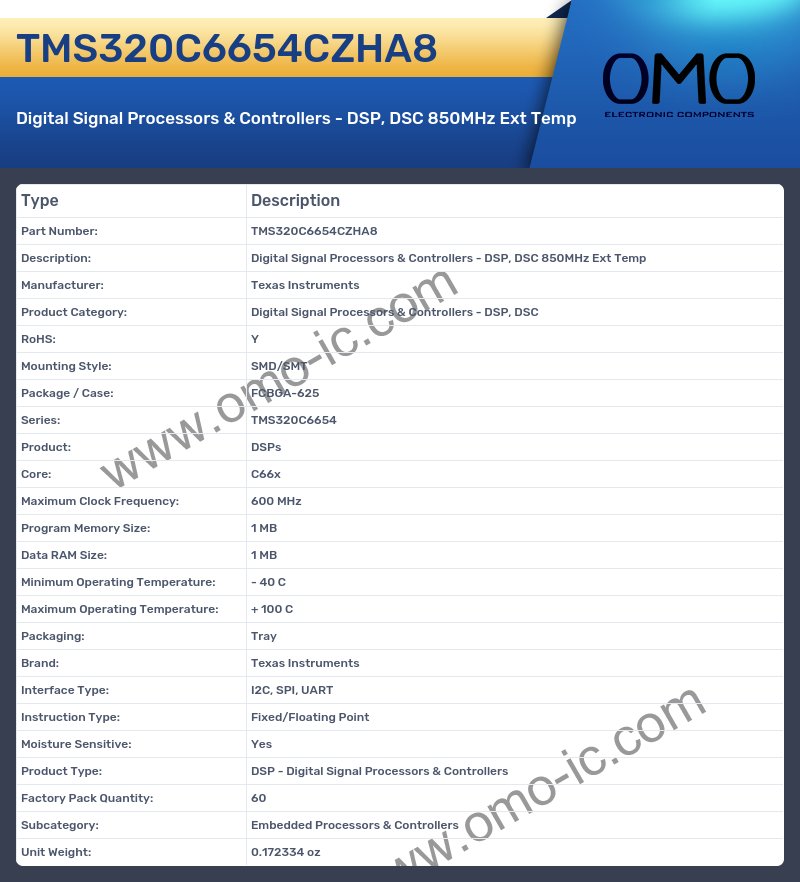 TMS320C6654CZHA8