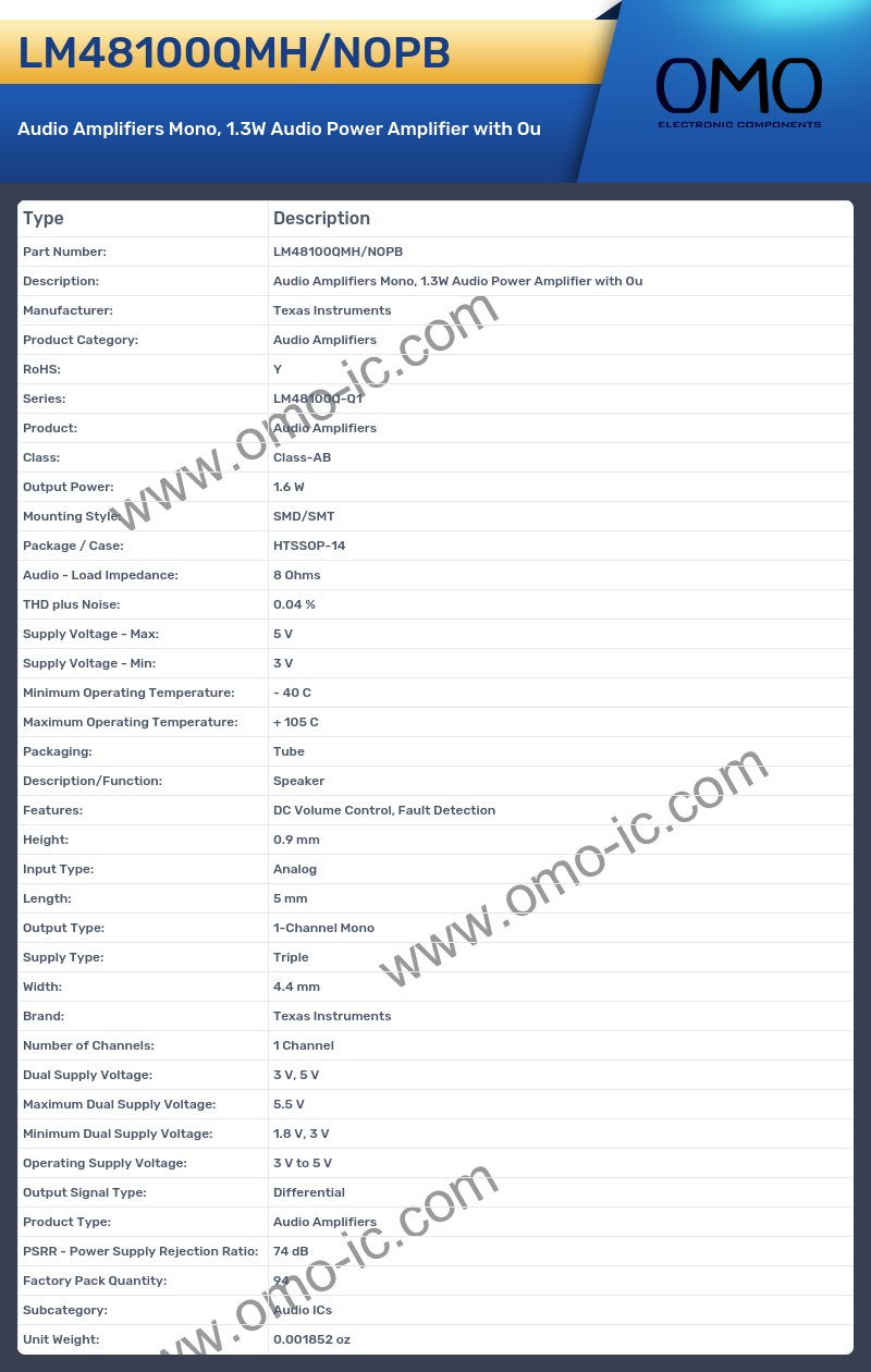 LM48100QMH/NOPB