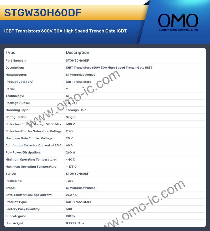 STGW30H60DF