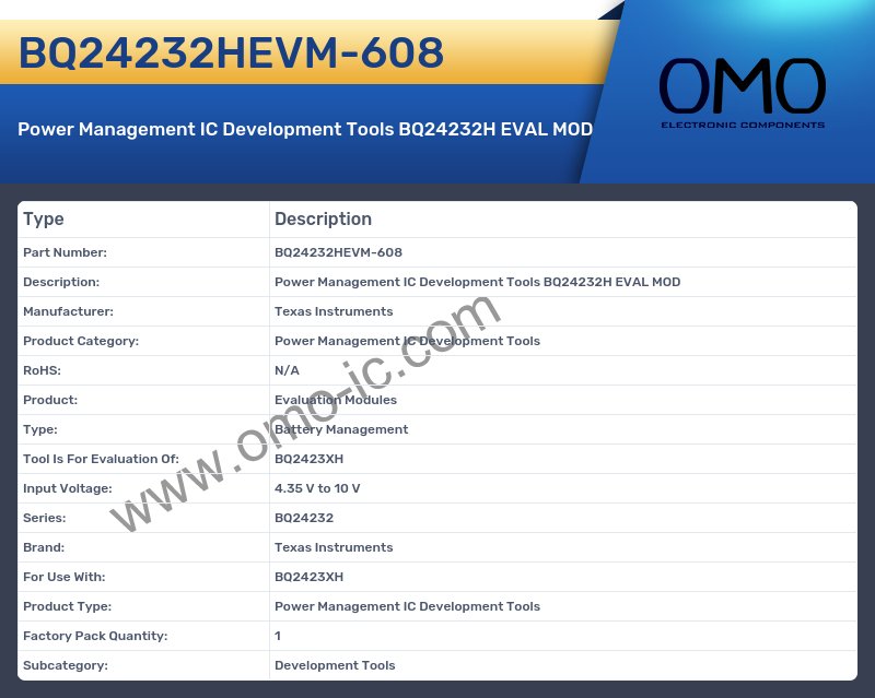BQ24232HEVM-608