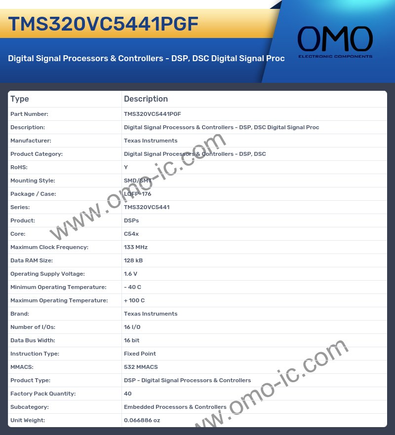 TMS320VC5441PGF