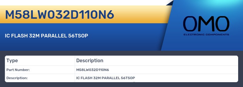 M58LW032D110N6