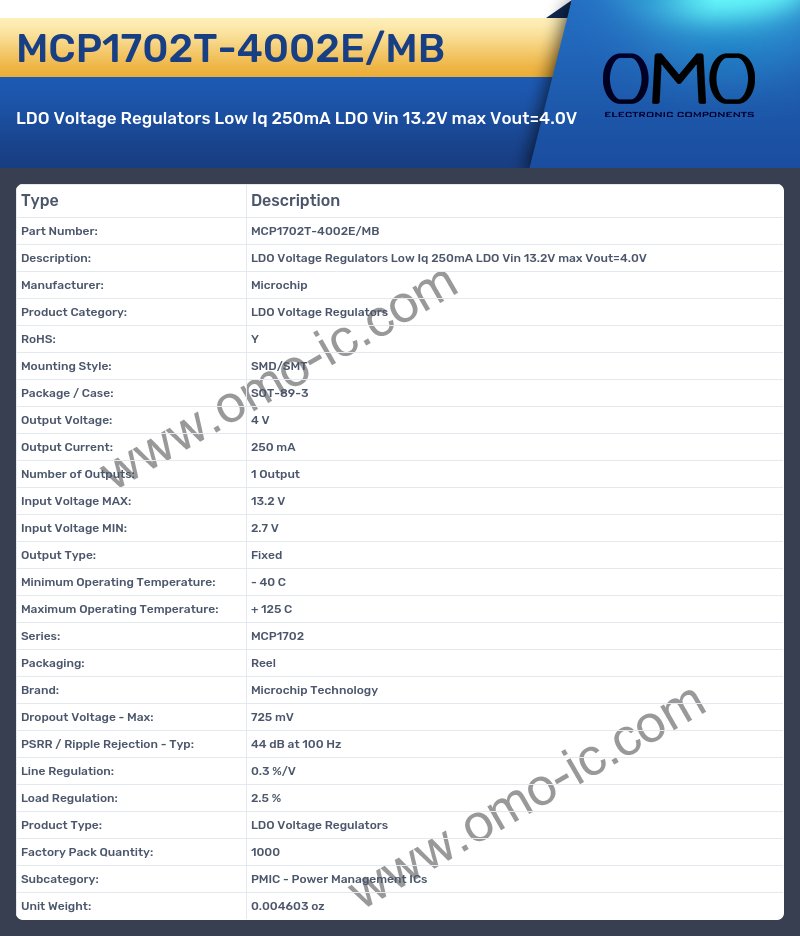 MCP1702T-4002E/MB