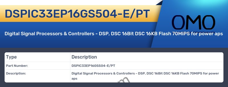 DSPIC33EP16GS504-E/PT