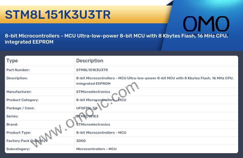 STM8L151K3U3TR