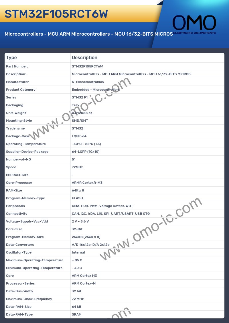 STM32F105RCT6W